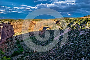 Sunset on the Canyon Gorge in Grand Junction, Colorado