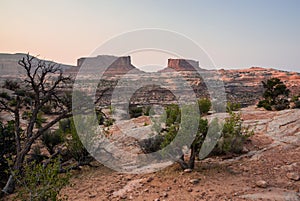 Sunset at the Canyonlands National Park, Utah, USA