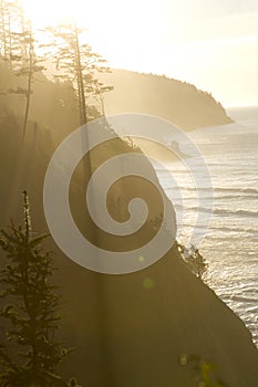 Sunset at Cape Lokout photo