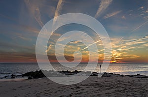 Sunset at Cape May Point New Jersey Shore