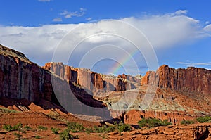 Sunset Capitol Reef National Park at Panorama Point photo