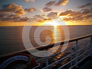 Sunset from carnival ecstacy