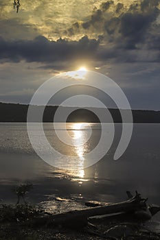 Sunset at Cayuga Lake. Ithaca  New York