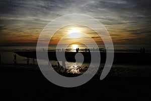 Sunset at Chaam beach