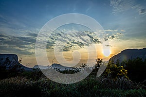 Sunset in Chapada Diamantina National Park - Bahia, Brazil