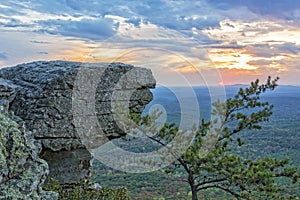 Sunset At Cheaha Overlook 3