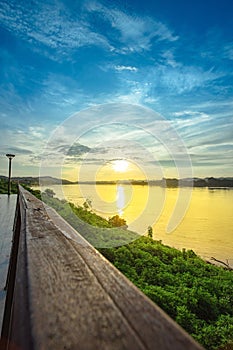 Sunset at Chiang Khan, Loei Province, Thailand