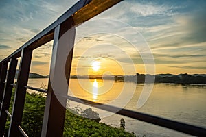 Sunset at Chiang Khan, Loei Province, Thailand