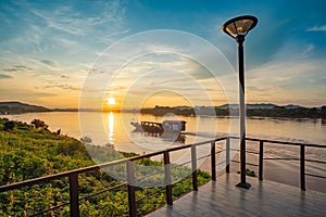 Sunset at Chiang Khan, Loei Province, Thailand