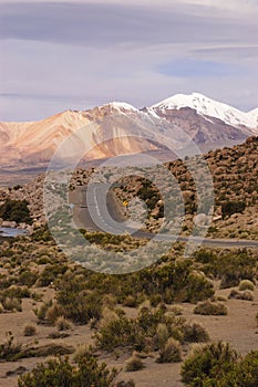 Sunset on the Chilean Altiplano photo