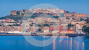 Marina Corricella and Terra Murata, Procida Island, Italy photo