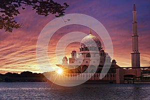 Sunset at the Classic Mosque photo