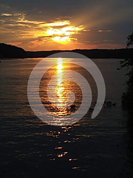 Sunset in Clemson SC