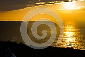 Sunset at Cliffs of Moher