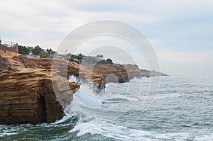 Sunset Cliffs in San Diego