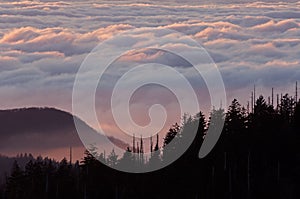 Sunset From Clingman`s Dome