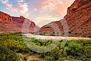Sunset on the Colorado River