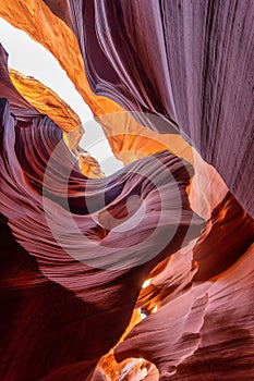 Sunset Colors of Lower Antelope Canyon