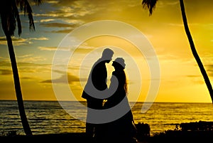 Sunset couple