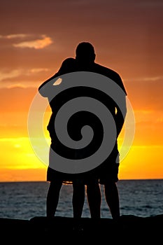 Sunset Couple