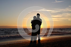 Sunset couple