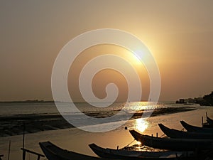 Sunset at Danshui
