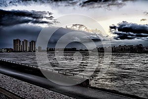 Sunset Dark Rotterdam