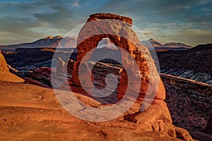 Sunset at Delicate Arch, Utah