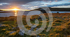 Sunset at Devoke water