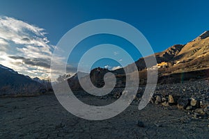 Sunset - Dhankar Village, Spiti Valley, Himachal