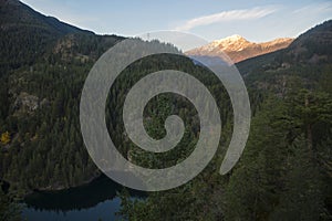 Sunset at Diablo Lake Overlook - North Cascades