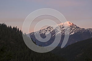 Sunset at Diablo Lake Overlook - North Cascades