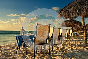 Sunset Dinner in Aruba