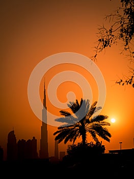 Sunset in Dubai