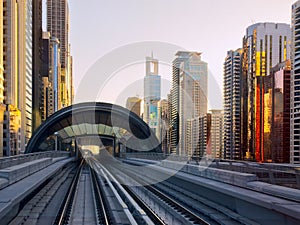 Sunset at Dubai, UAE