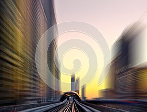 Sunset at Dubai, UAE