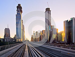 Sunset at Dubai, UAE