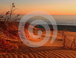 Sunset on Dunes