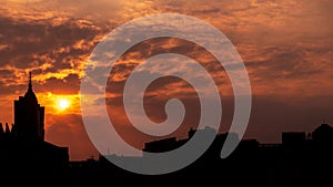 Sunset dusk twilight at Macao