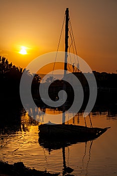 Sunset. El Gouna. Egypt