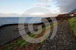 The sunset on El Hierro, Canary, Spain