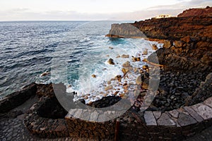 The sunset on El Hierro, Canary, Spain