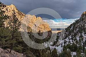 Sunset In Eldorado Canyon State Park