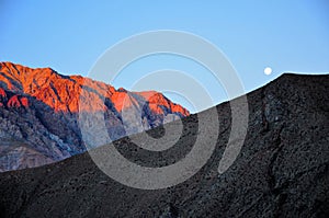 Sunset Elqui Valley photo