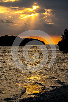 Sunset at Everglades National Park.