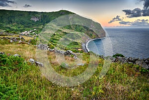 FajÃÂ£zinha on the island of Flores in the Azores, Portugal photo