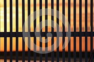 Sunset fence