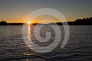 Sunset in Finnland #3 photo