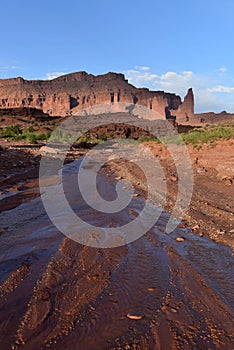 Sunset at Fisher Towers â€“ Vertical