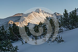 Sunset on Flattop Mountain, Colorado